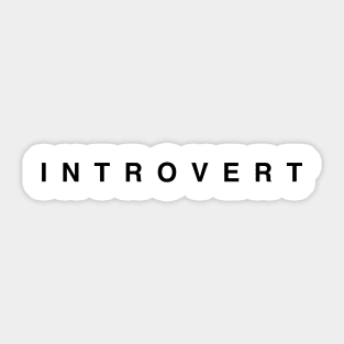 Introvert - Light Sticker